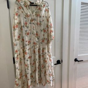 Vici dolls cream maxi dress